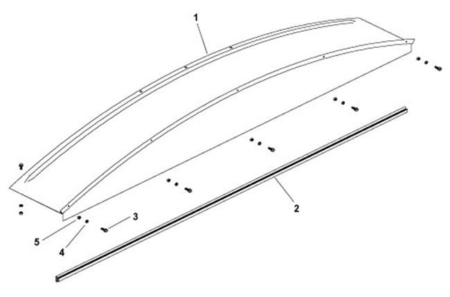 X-Wide Galvanized Caps - Top Mount