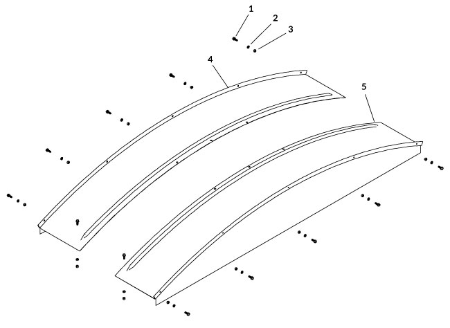Galvanized Steel Face Mount End Caps