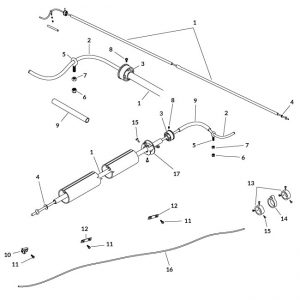 Front Stretch Cord Roll Return Kit - 3"-0