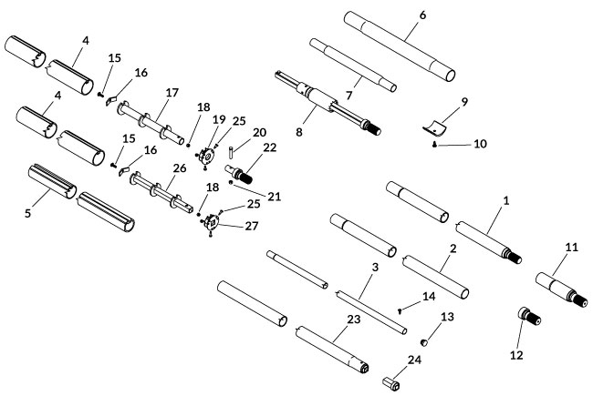 Manual Crank Kit - 3" Aluminum Roll Tube for Shur-Lok®-0