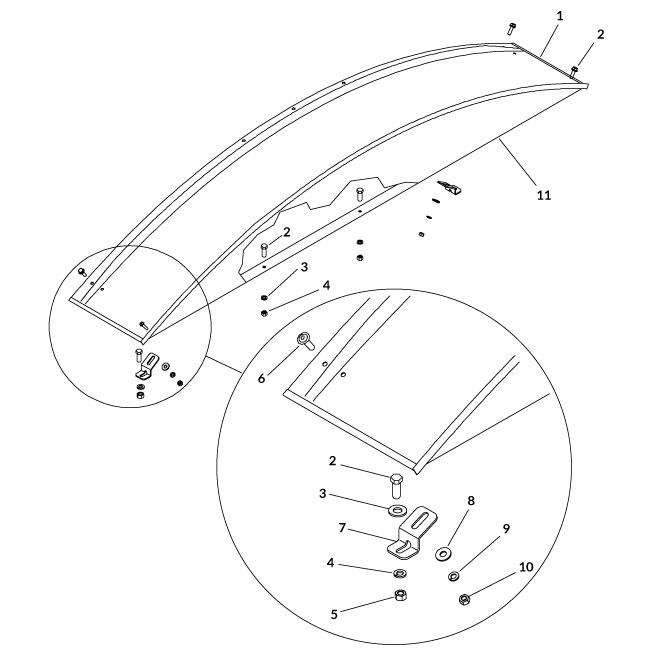 Stainless Cap Mounting Hardware - Bolt Kit